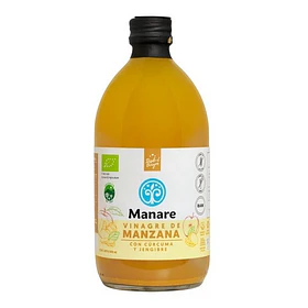 Manare - Vinagre De Manzana Cúrcuma Y Jengibre 500 Ml