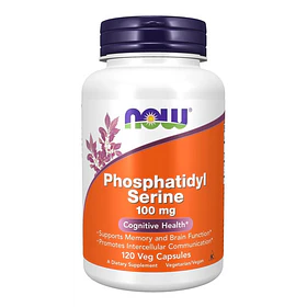 Now Foods - Fosfatidil Serina 100mg 120 Caps 