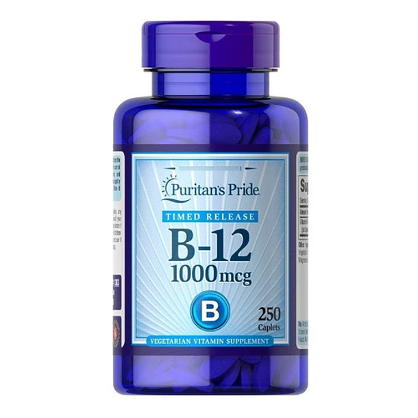 Puritan's Pride - B12 1000 Mcg Liberación Temporizada 250cap 1