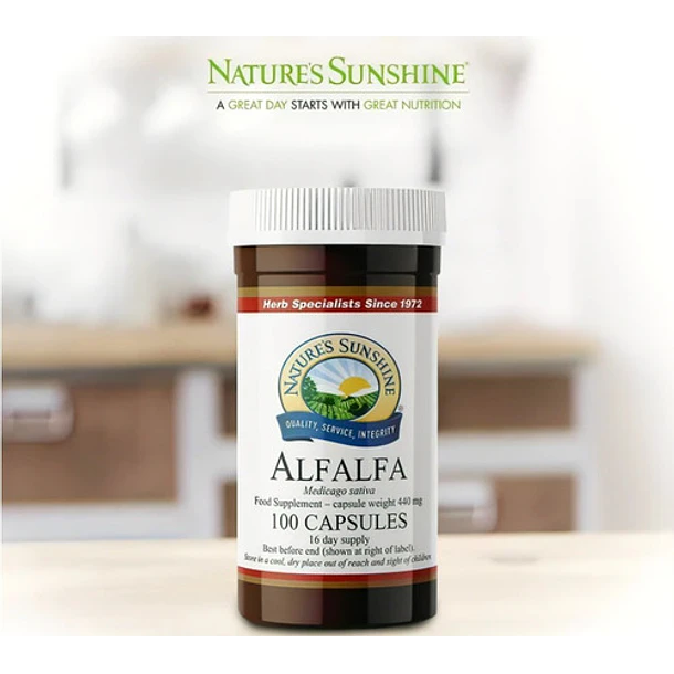 Nature´s Sunshine - Alfalfa 340mg 100caps 3