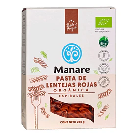 Manare - Pasta De Lentejas Rojas Organicas 250g