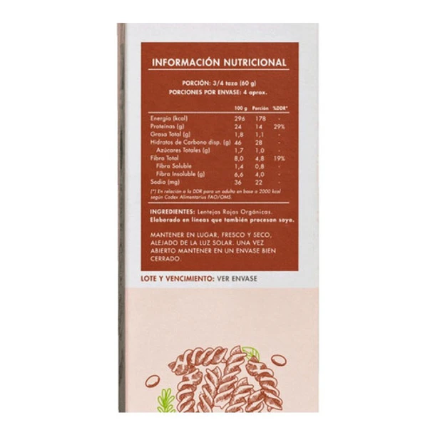 Manare - Pasta De Lentejas Rojas Organicas 250g 3