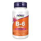 Now Foods - Vitamina B-6 100mg 100 Caps  1