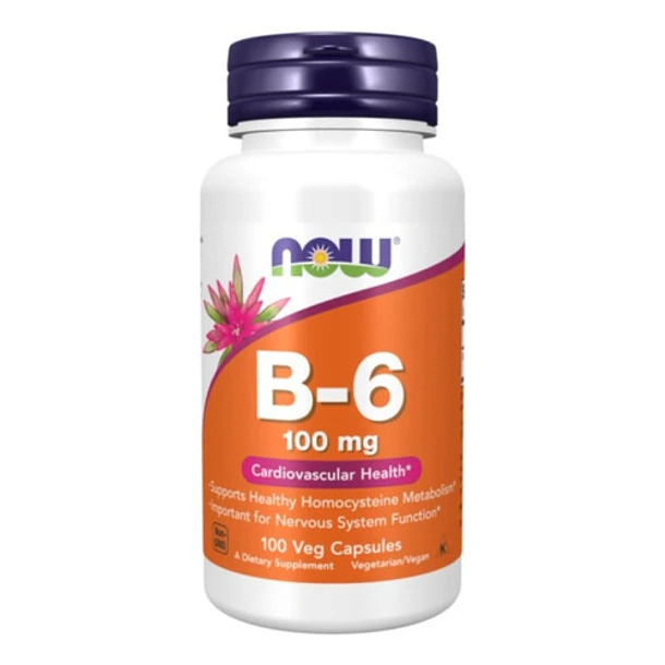 Now Foods - Vitamina B-6 100mg 100 Caps  1