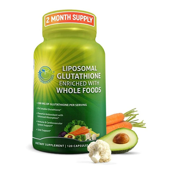 Glutatión Liposomal 500 C/ Alimentos Orgánicos 500 Mg 120cps 2