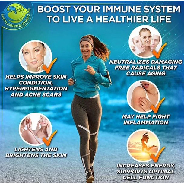 Glutatión Liposomal 500 C/ Alimentos Orgánicos 500 Mg 120cps 6