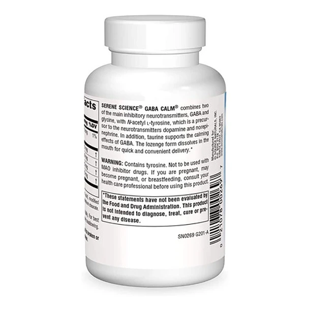 Source Naturals - Gaba Calma, 30 Tabletas Sublingual 3