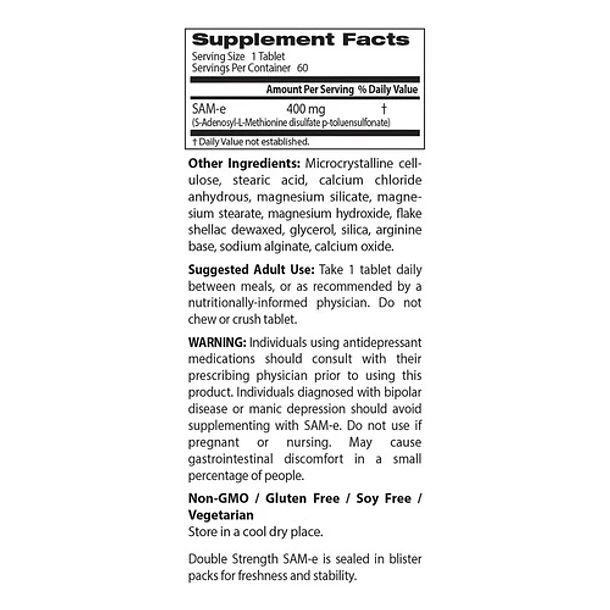 Doctor´s Best - Sam-e Doble Fuerza 400mg 3