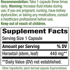 Natures Way- Cola De Caballo (horsetail Grass) 440mg 100caps 3