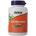 Now - Cordyceps 750 Mg 90 Cápsulas 1