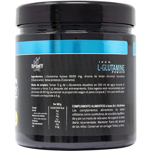 Drasanvi - L-glutamina Sport Live 300 Grs (sabor Sandia) 3
