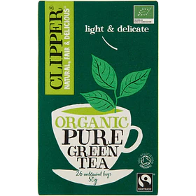 Clipper - Té Verde Orgánico 25 Bolsitas 50g
