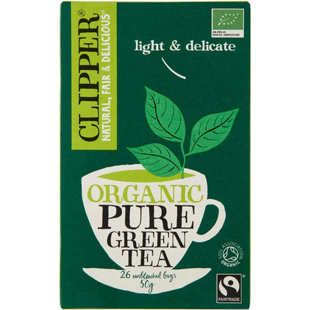 Clipper - Té Verde Orgánico 25 Bolsitas 50g 1