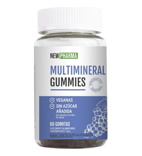 Gomitas Músculos Fuertes y Sanos - Gummies Multimineral 60u
