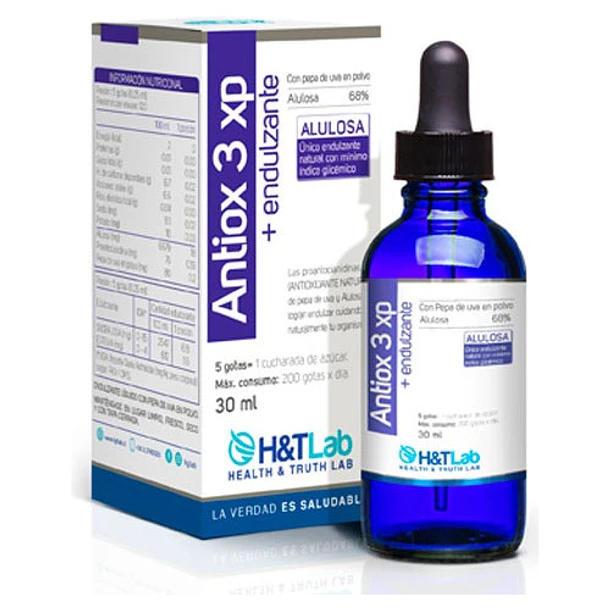 H&tlab - Endulzante  Antiox 3xp + Pepa Uva 30ml  1