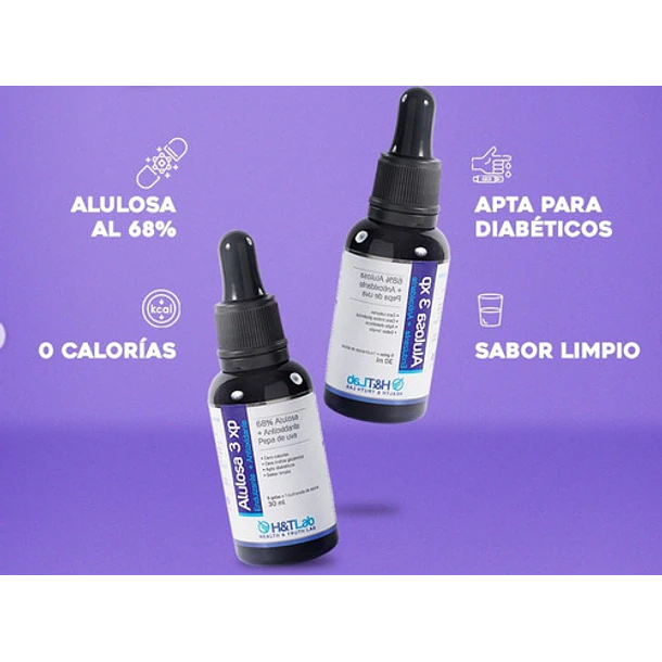 H&tlab - Endulzante  Antiox 3xp + Pepa Uva 30ml  5