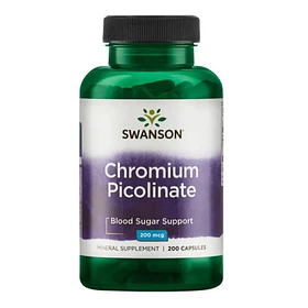 Picolinato De Cromo 200 Caps 200mcg Chromium Picolinate C16