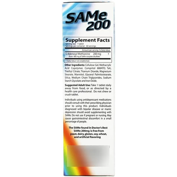 Doctor´s Best - Sam-e 200mg (articulaciones, Higado, Animo) 2