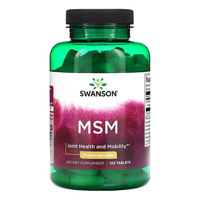 Swanson - Cartílago, Colágeno, Tendones , Msm 1500mg 120caps