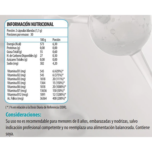 Newscience - Multivitaminico Complejo B (60 Capsulas)  4
