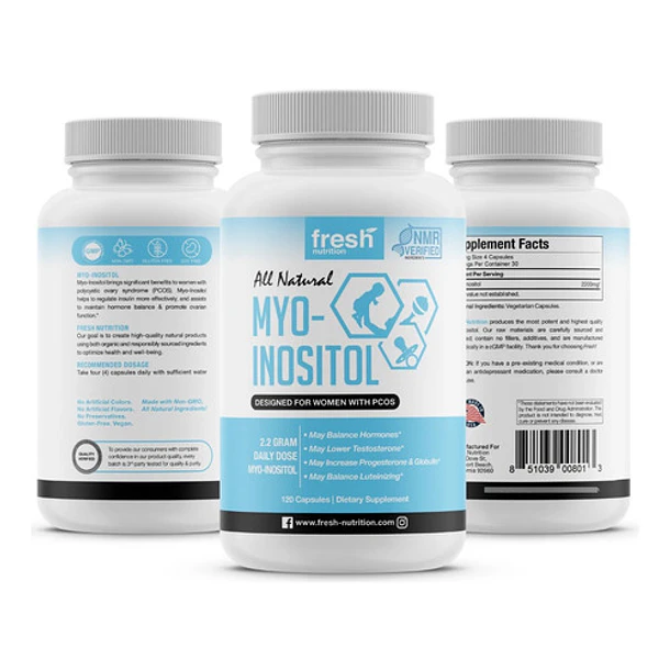 Fresh Nutrition - Myo-inositol De Alta Potencia 2200mg  7