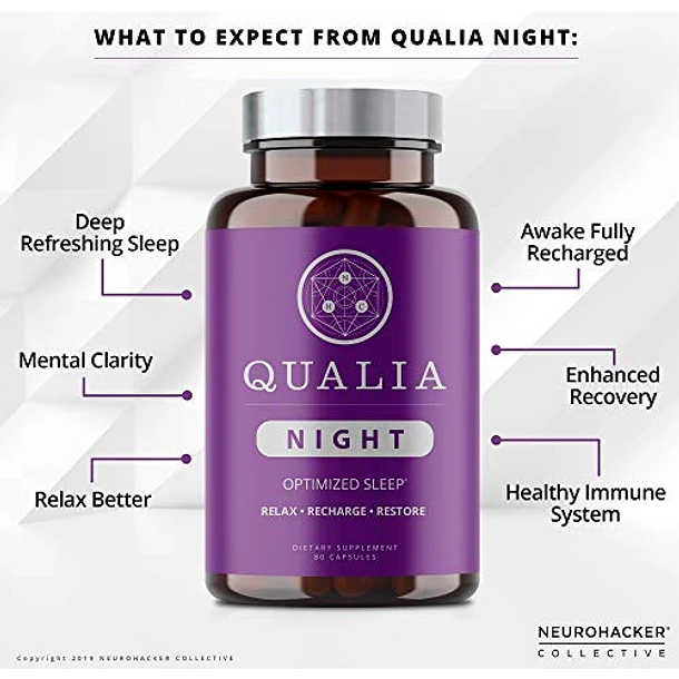 Qualia - Night Optimized Sleep (sueño Optimizado) 80caps 3