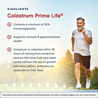 Jarrow Formulas - Colostro Prime Life 400mg 120caps 3