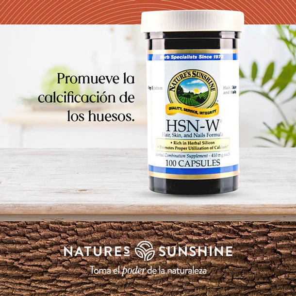 Natures Sunshine - Hsn-w (cabello, Piel, Uñas) 100 Caps 4