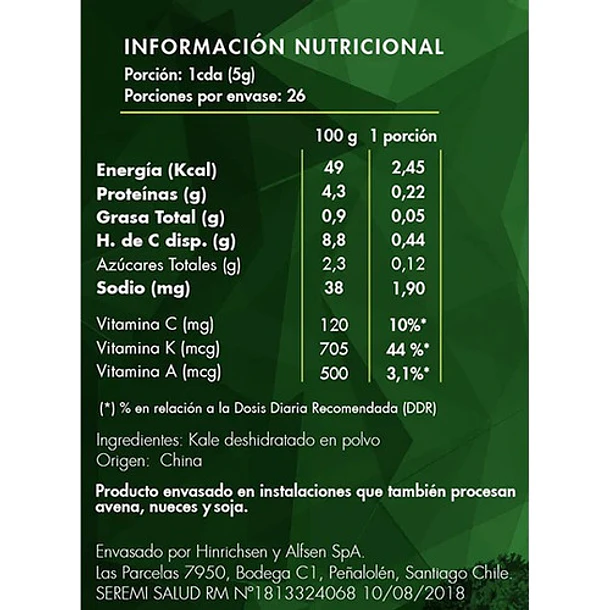 Brota - Kale Stamina En Polvo 130g 2