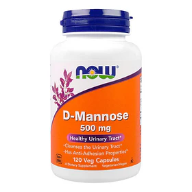 Now - D-mannose 500mg 120caps