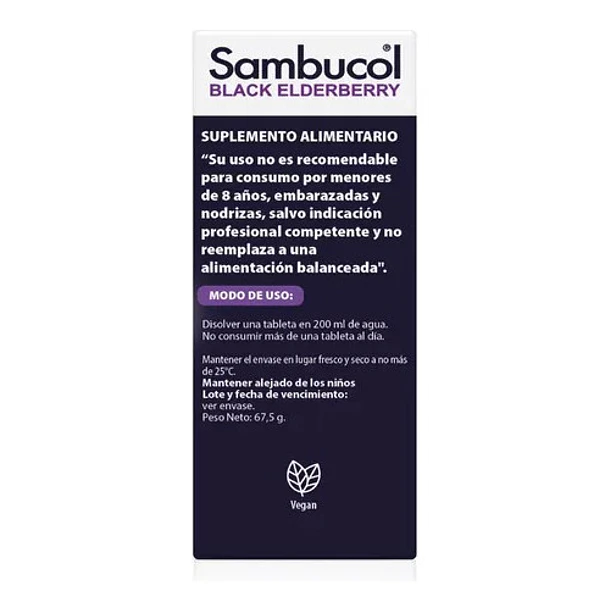 Sambucol - Vitamina C + Zinc 15 Tabletas Efervescentes 3