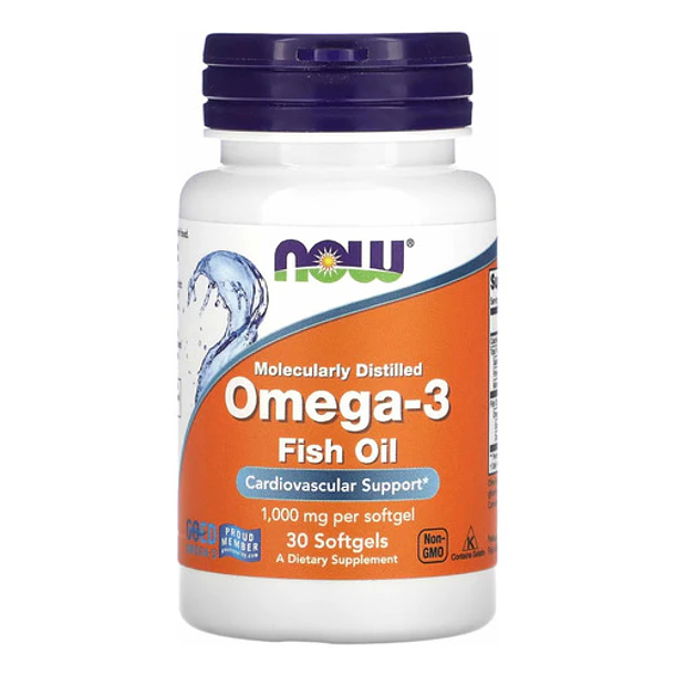 Suplemento Now Omega-3 X 30 Un 1