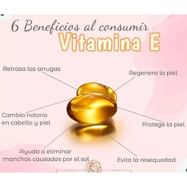 Vitamina E Beauty (60 Capsulas) Vitamin Up Sabor Sin Sabor 2