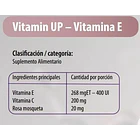Vitamina E Beauty (60 Capsulas) Vitamin Up Sabor Sin Sabor 3