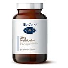 Biocare Zinc Metionina Inmunidad Piel Fertilidad 60 Capsulas Sabor Sin Sabor 1