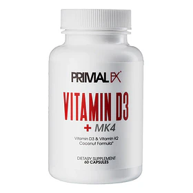 Primal Fx - Vitamina D3 10.000 Ui + Mk4 60caps Sin Sabor