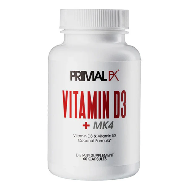 Primal Fx - Vitamina D3 10.000 Ui + Mk4 60caps Sin Sabor 1