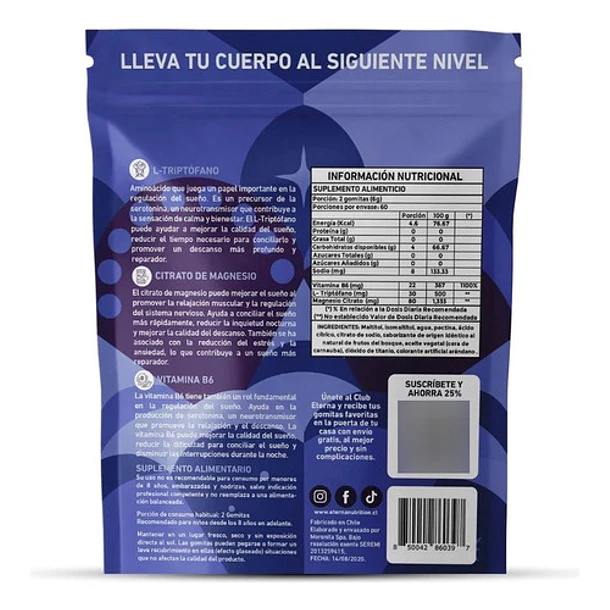 Eterna Nutrition - Sleep Gummies 120 Gomitas 2