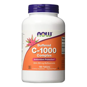 Now - Complejo De Vitamina C -1000mg Buferada, 180 Tabletas