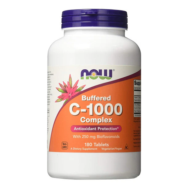 Now - Complejo De Vitamina C -1000mg Buferada, 180 Tabletas 1