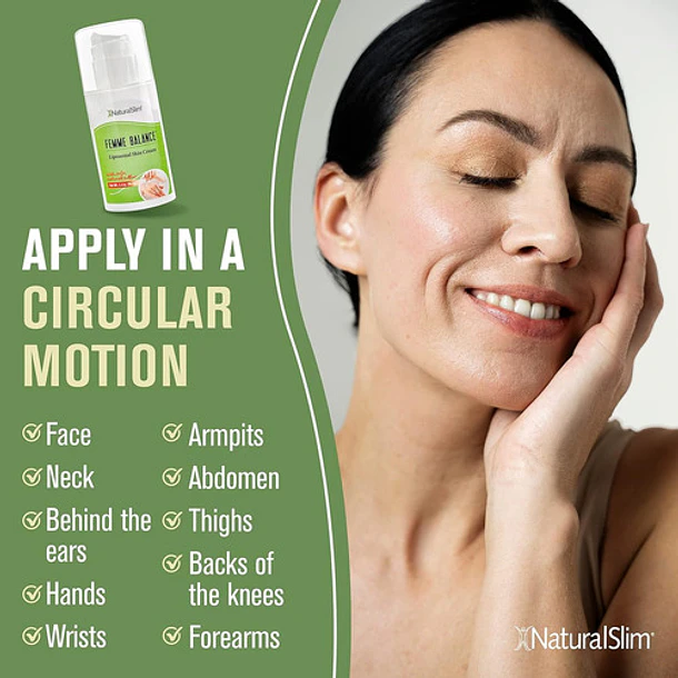 Natural Slim -  Crema De Progesterona  Y Menopausia Mujer 4