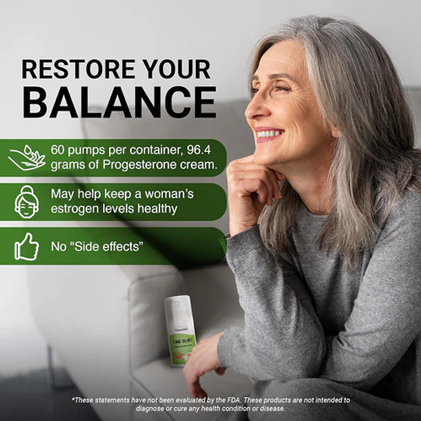 Natural Slim -  Crema De Progesterona  Y Menopausia Mujer 5