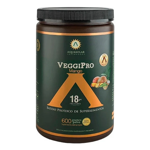 Veggipro Mango 600gr - Batido Proteína - Vegetal Vegana 1