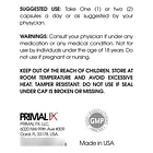 Primal Fx - Vitamin C + Active B 60 Caps 3