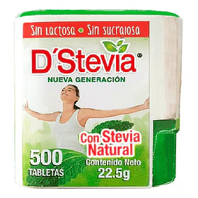 D'stevia 500 Tabletas- 22.5g
