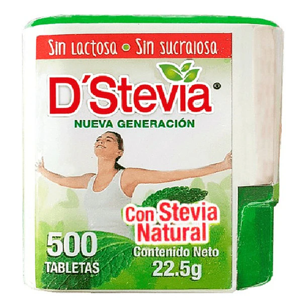 D'stevia 500 Tabletas- 22.5g 1