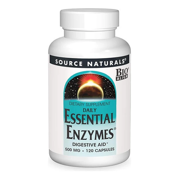 Source Naturals - Essential Enzymes 500mg 120caps 1
