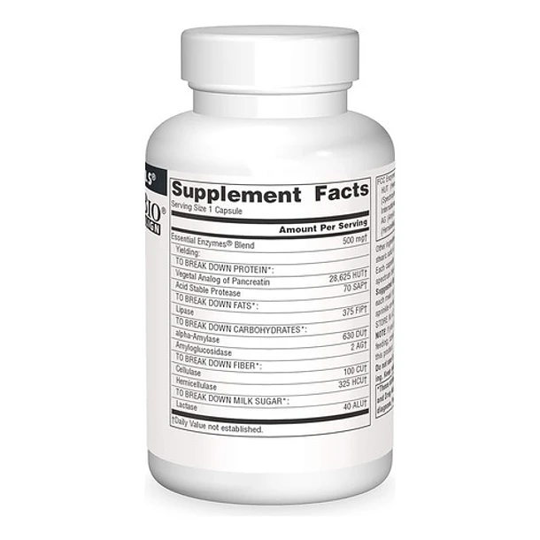 Source Naturals - Essential Enzymes 500mg 120caps 2
