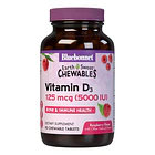 Bluebonnet - Vitamina D3 5000iu (125gr) Masticables 1