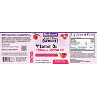 Bluebonnet - Vitamina D3 5000iu (125gr) Masticables 2